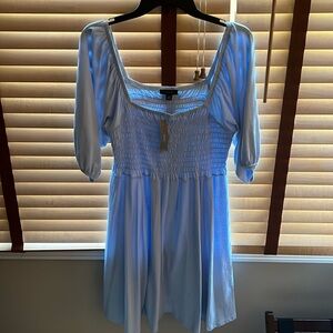 J Crew, baby blue dress, size medium.